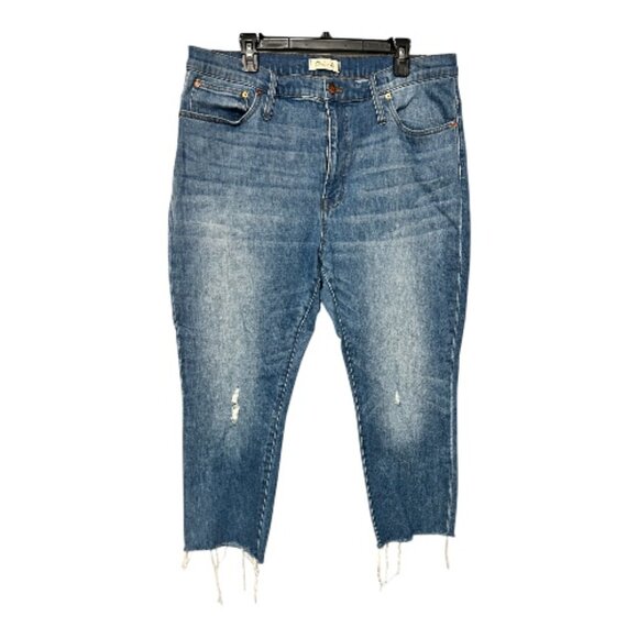Madewell Denim - Madewell High-Rise Slim Crop Boyjean | Size 33